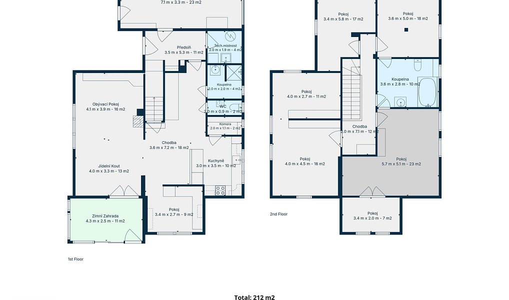 Prodej domu 212 m² s pozemkem 845 m², Záhoří – náhled fotky 9