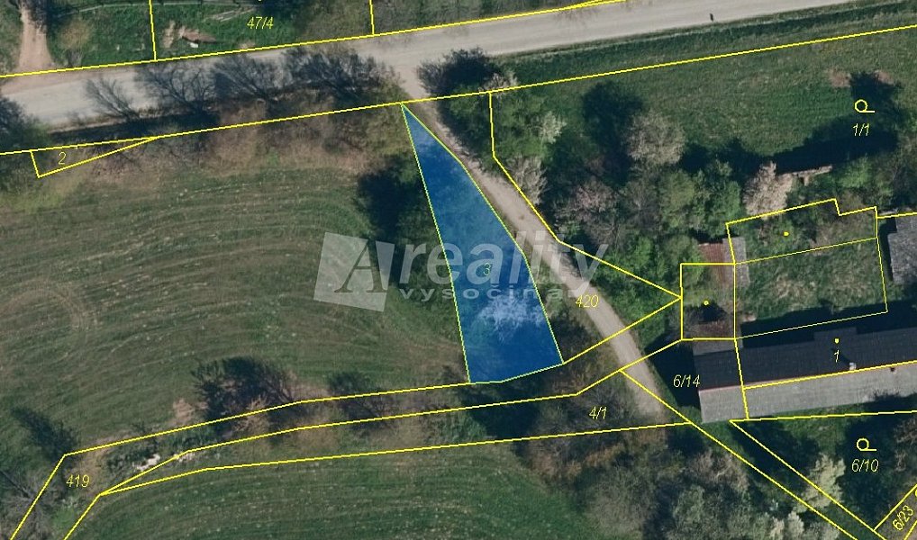 Prodej stavebního pozemku 1 000 m², Zbinohy – náhled fotky 4