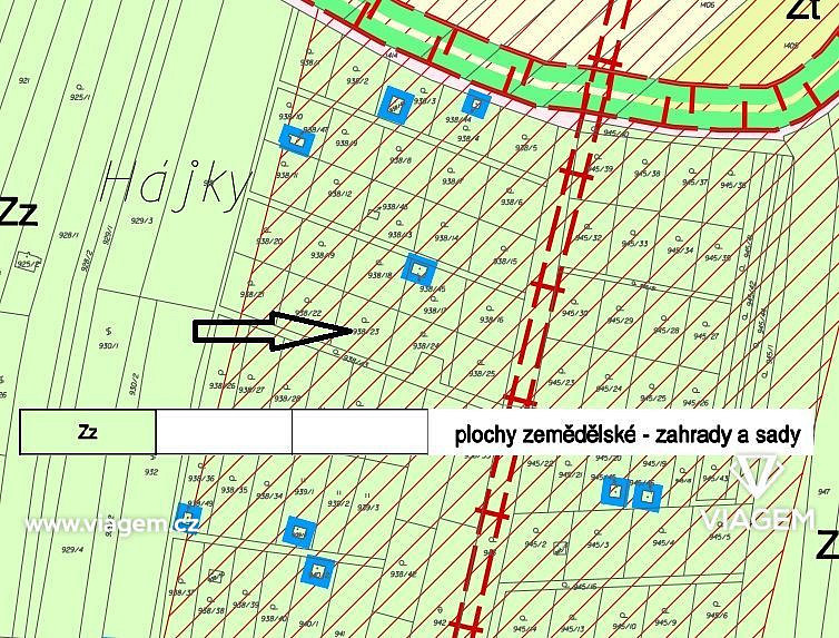 Prodej zahrady 381 m² – fotografie 2