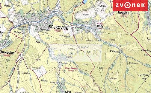 Prodej lesa 140 000 m², Bojkovice - Přečkovice, okres Uherské Hradiště