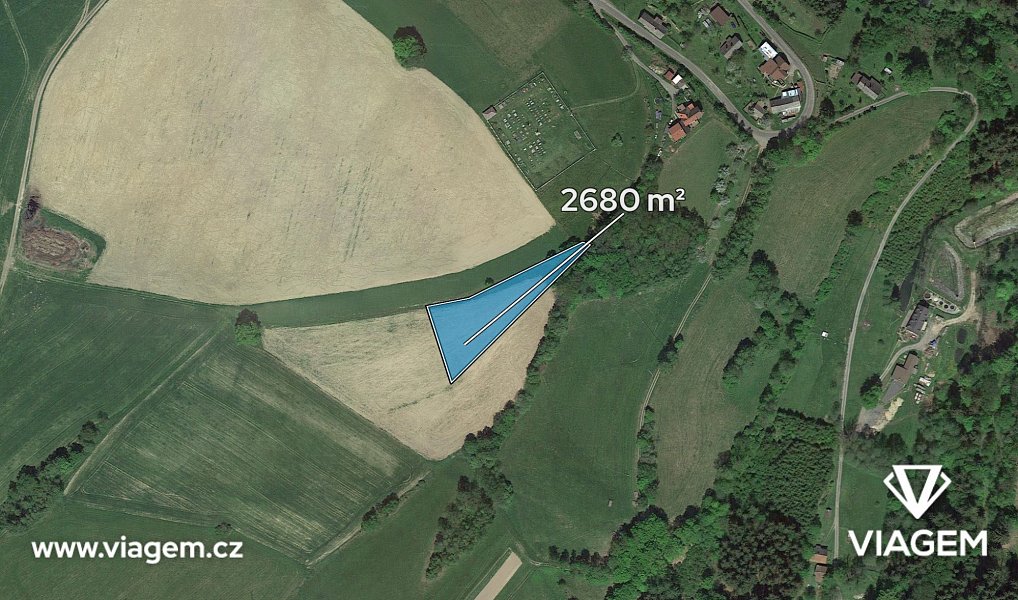 Prodej pole 2 680 m², Roztoky u Semil – náhled fotky 2