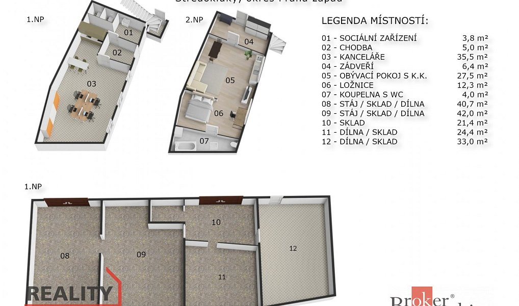 Prodej domu 579 m² s pozemkem 1 059 m², Středokluky – náhled fotky 4