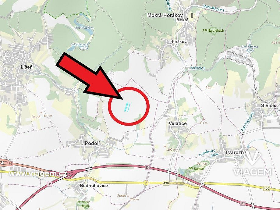 Pole 4 355 m², Podíl 33 % o výměře 1 452 m² – pohled 3