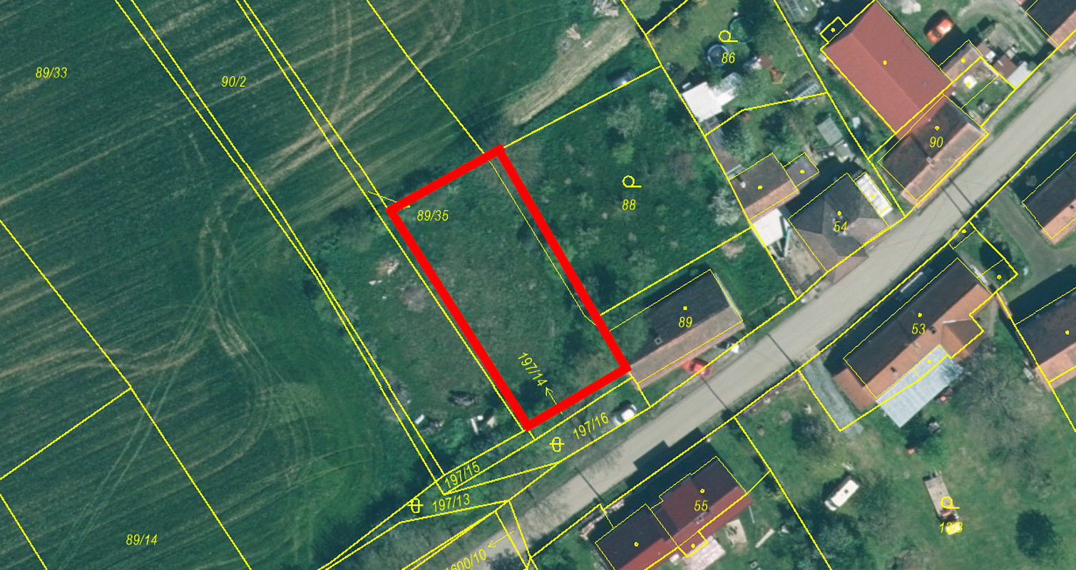 Prodej stavebního pozemku 620 m²