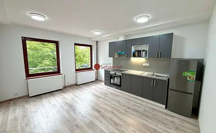 Pronájem bytu 1+kk 60 m², náměstí Míru, Litvínov - Horní Litvínov, okres Most