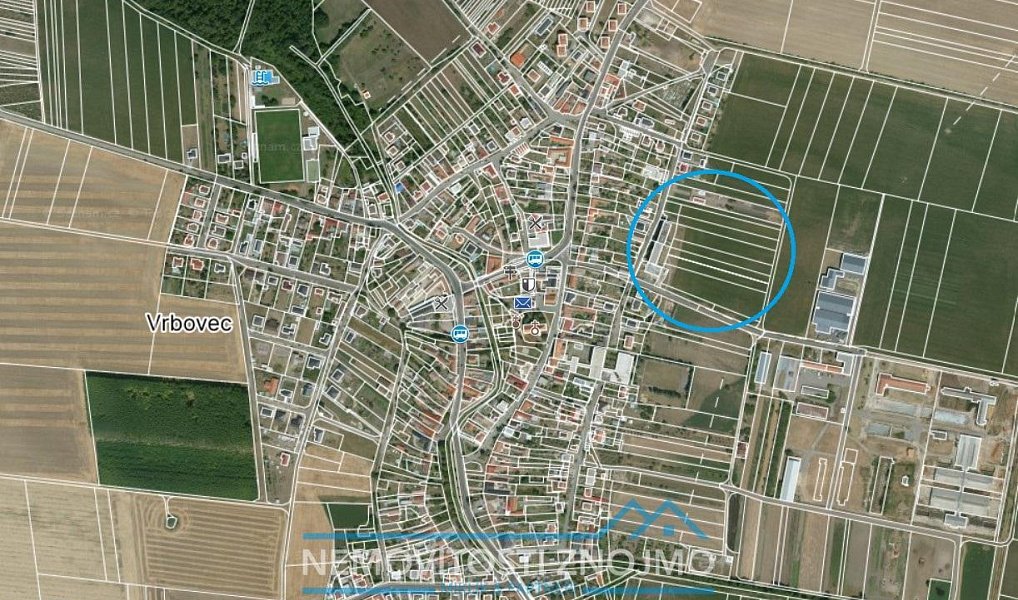 Prodej stavebního pozemku 4 695 m², Vrbovec – náhled fotky 5