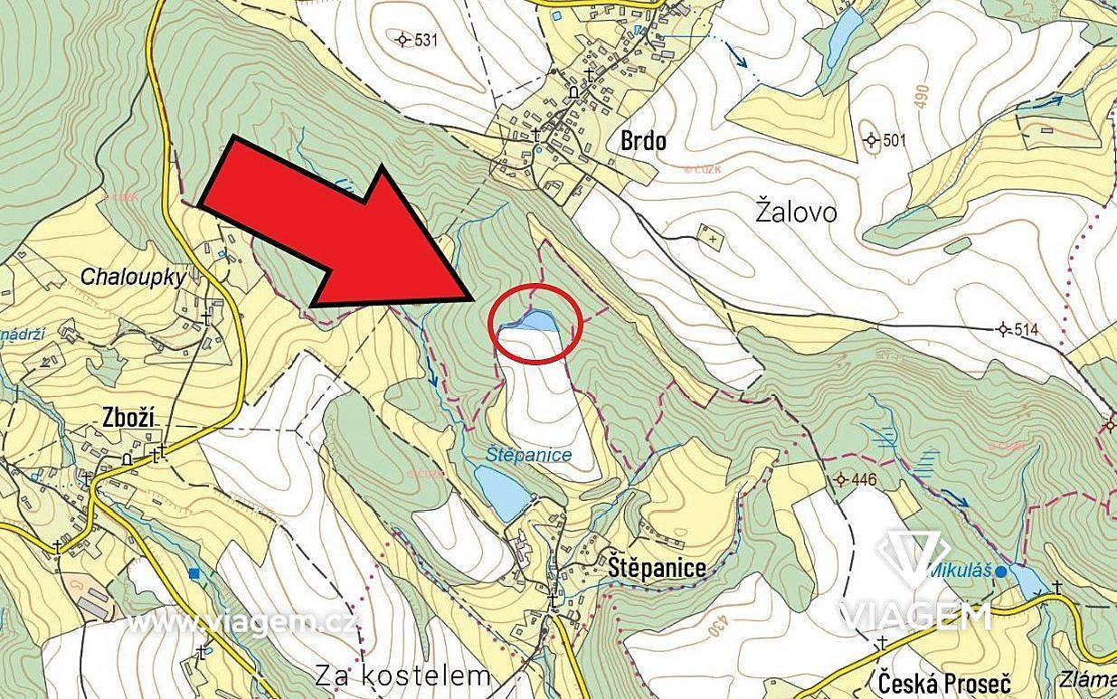 Prodej pole 2 375 m² – fotografie 3