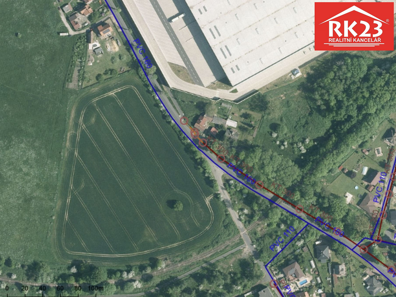 Prodej komerčního pozemku 2 385 m² – fotografie 3