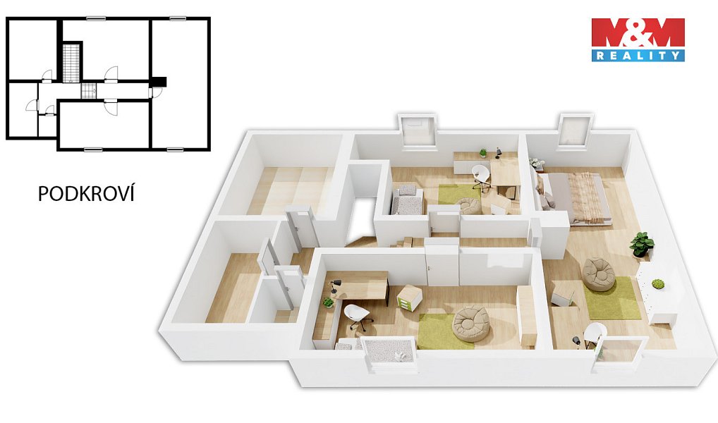 Prodej domu 160 m² s pozemkem 398 m², Hulín – náhled fotky 6