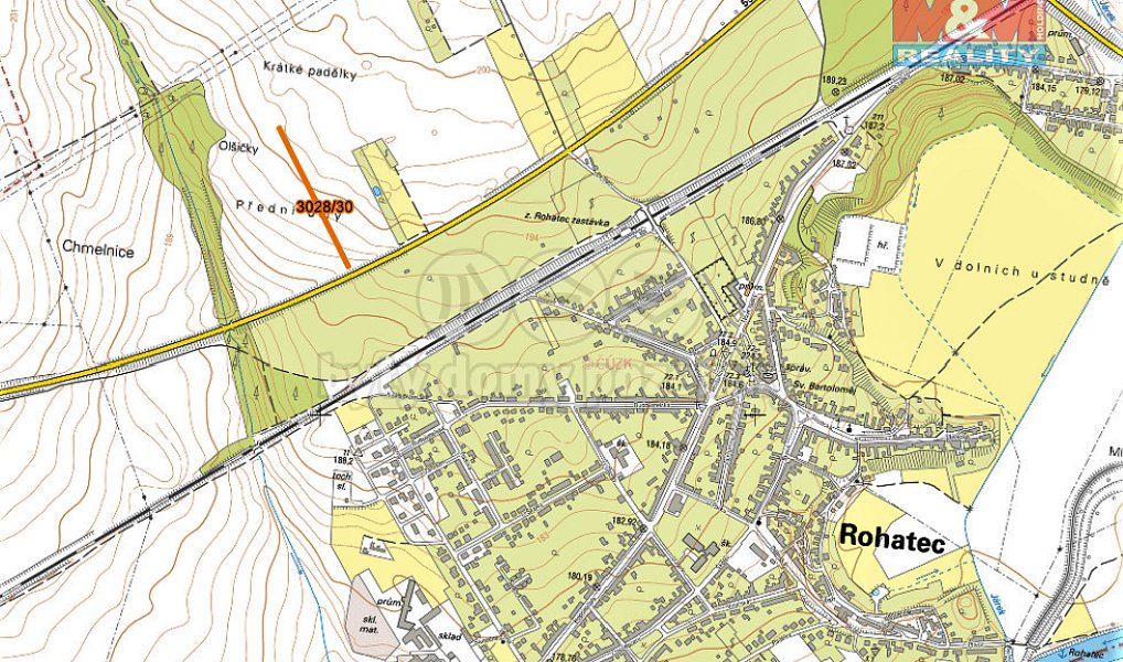 Prodej pole 1 805 m², Rohatec – náhled fotky 3