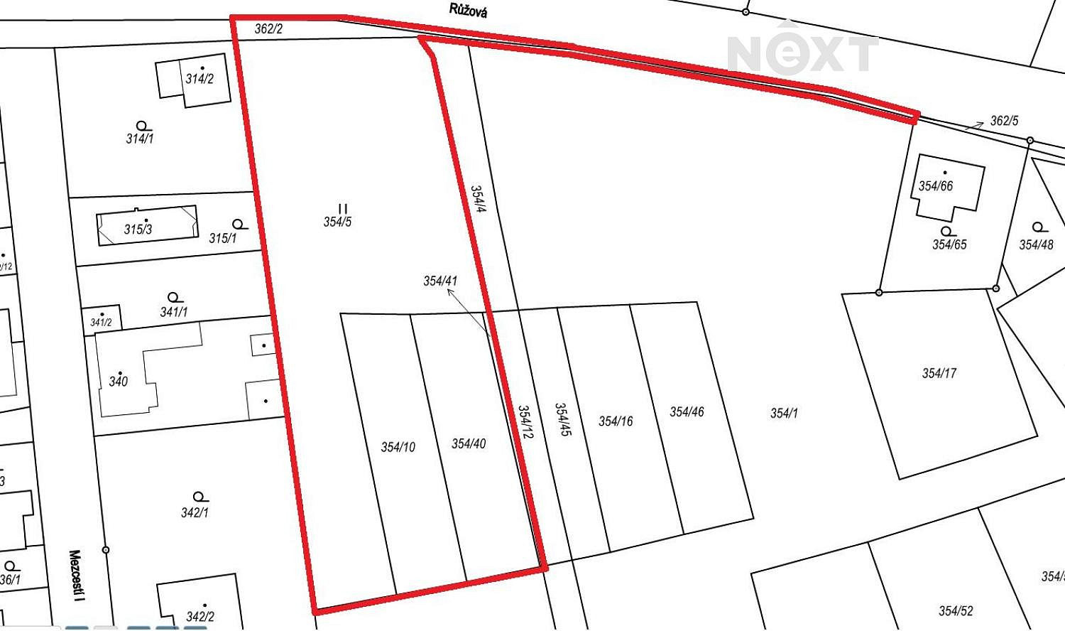 Prodej stavebního pozemku 3 336 m² – fotografie 3