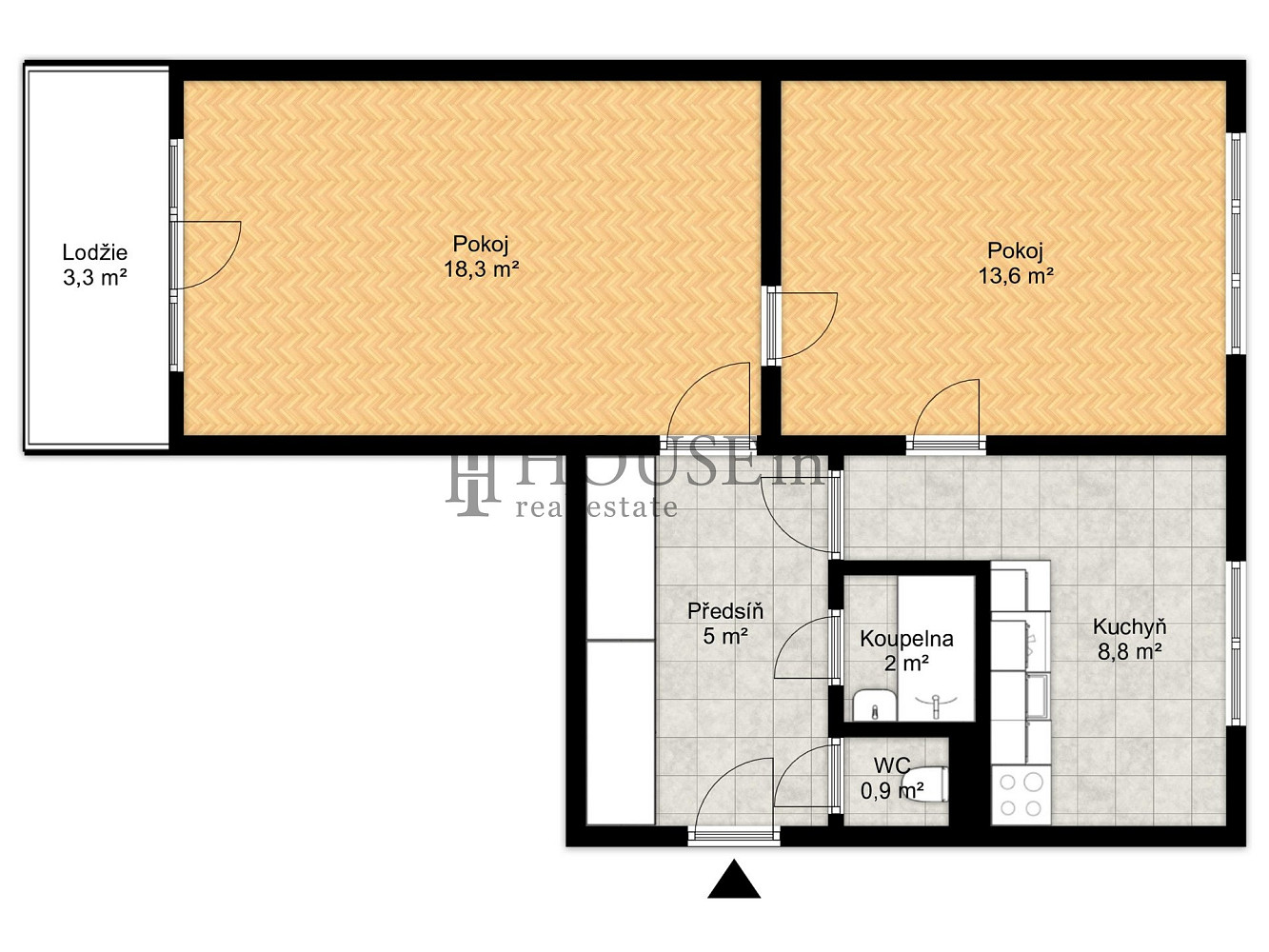 Prodej bytu 2+1 49 m² – fotografie 4