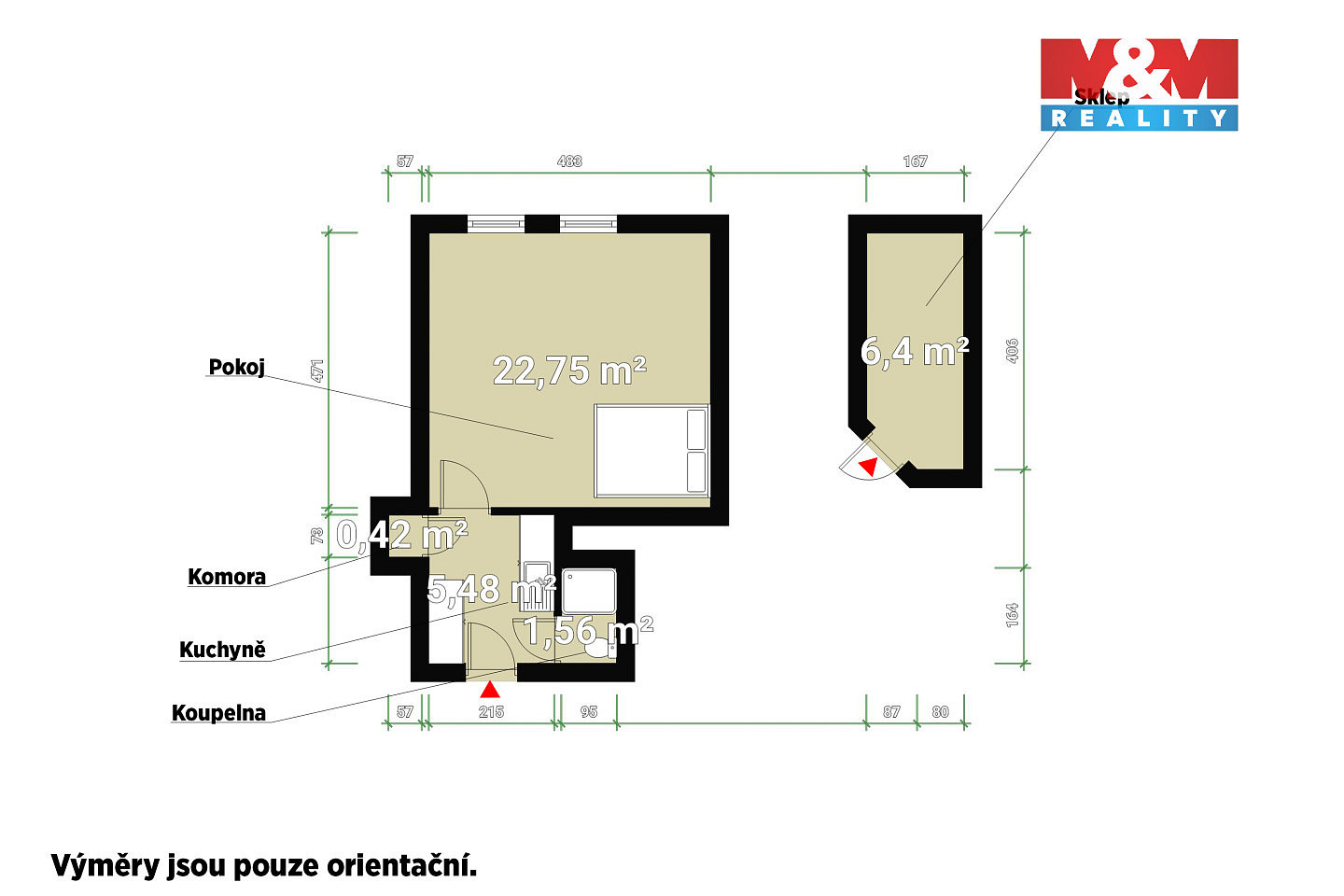 Prodej bytu 1+kk 30 m² — photo 3