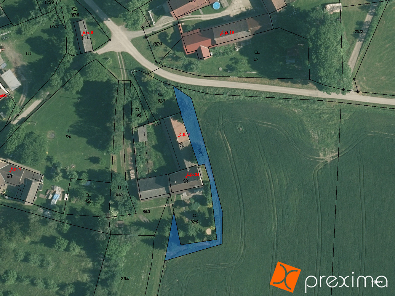 Prodej zahrady 157 m²