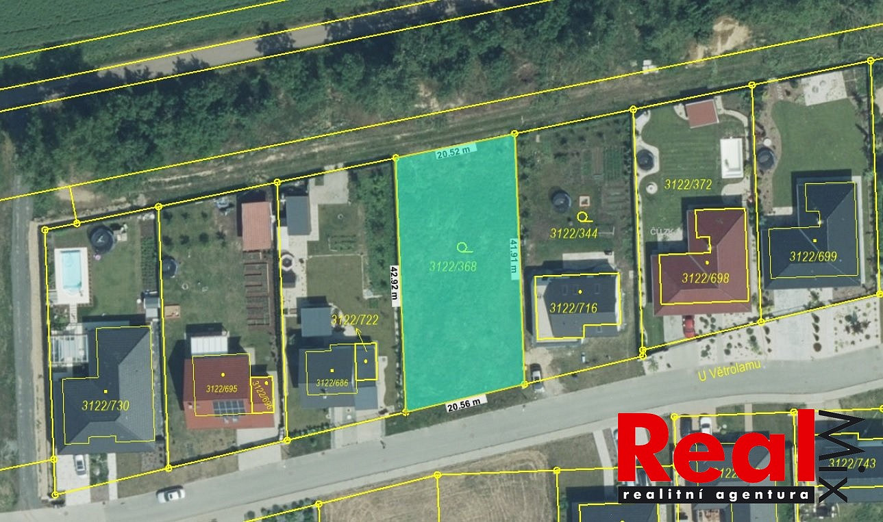 Prodej stavebního pozemku 846 m²