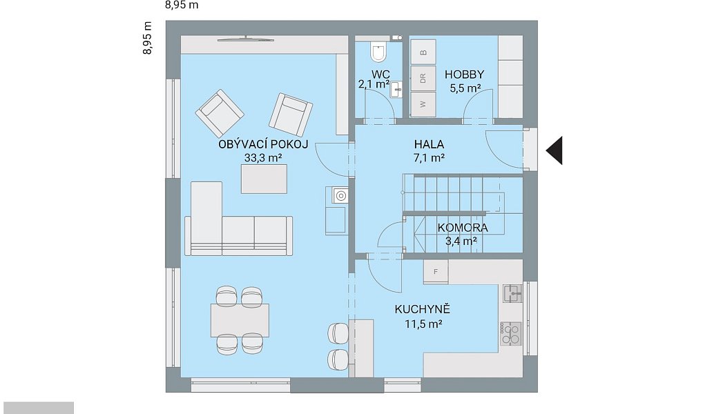 Prodej domu 131 m² s pozemkem 1 202 m², Mirotice – náhled fotky 8