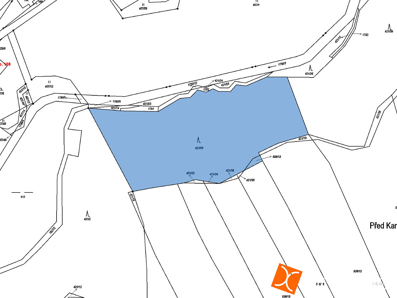 Prodej lesa 7 841 m² – fotografie 2
