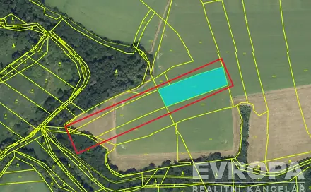 Prodej pole 6 844 m², Křenice, okres Praha-východ