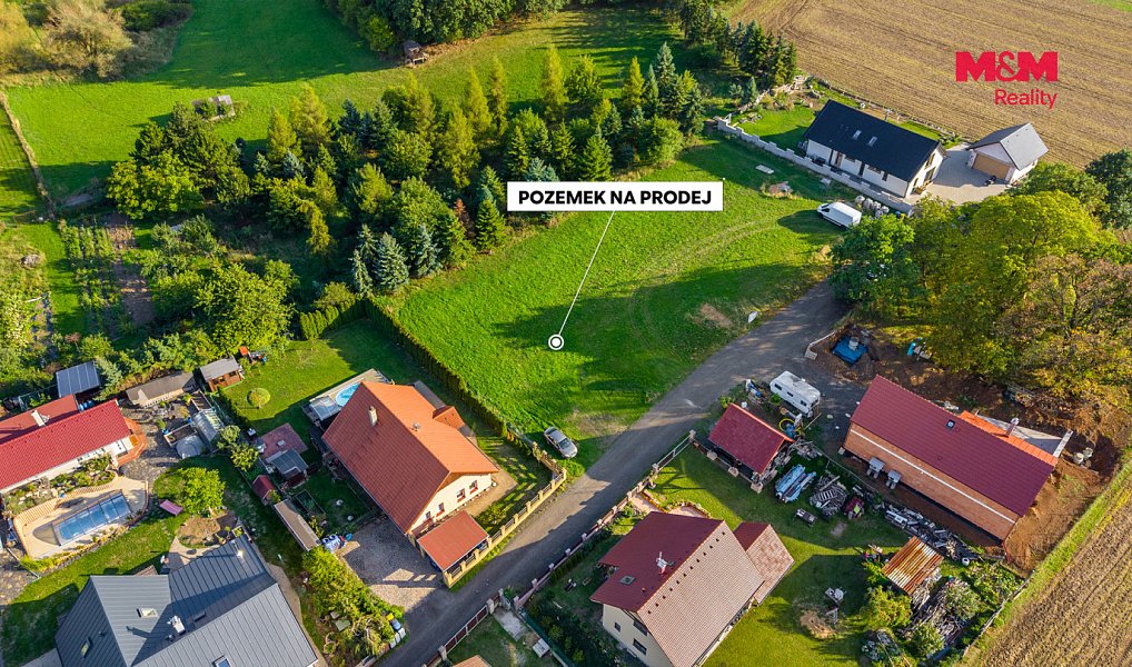 Prodej stavebního pozemku 1 067 m², Řehlovice – náhled fotky 3