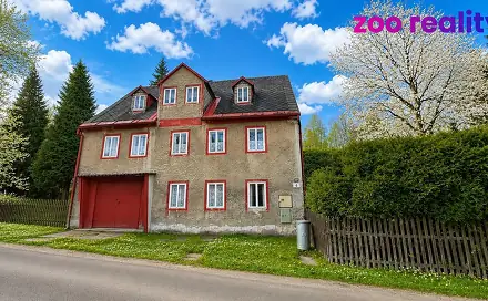 Prodej domu 200 m² s pozemkem 637 m², Husova, Vejprty, okres Chomutov