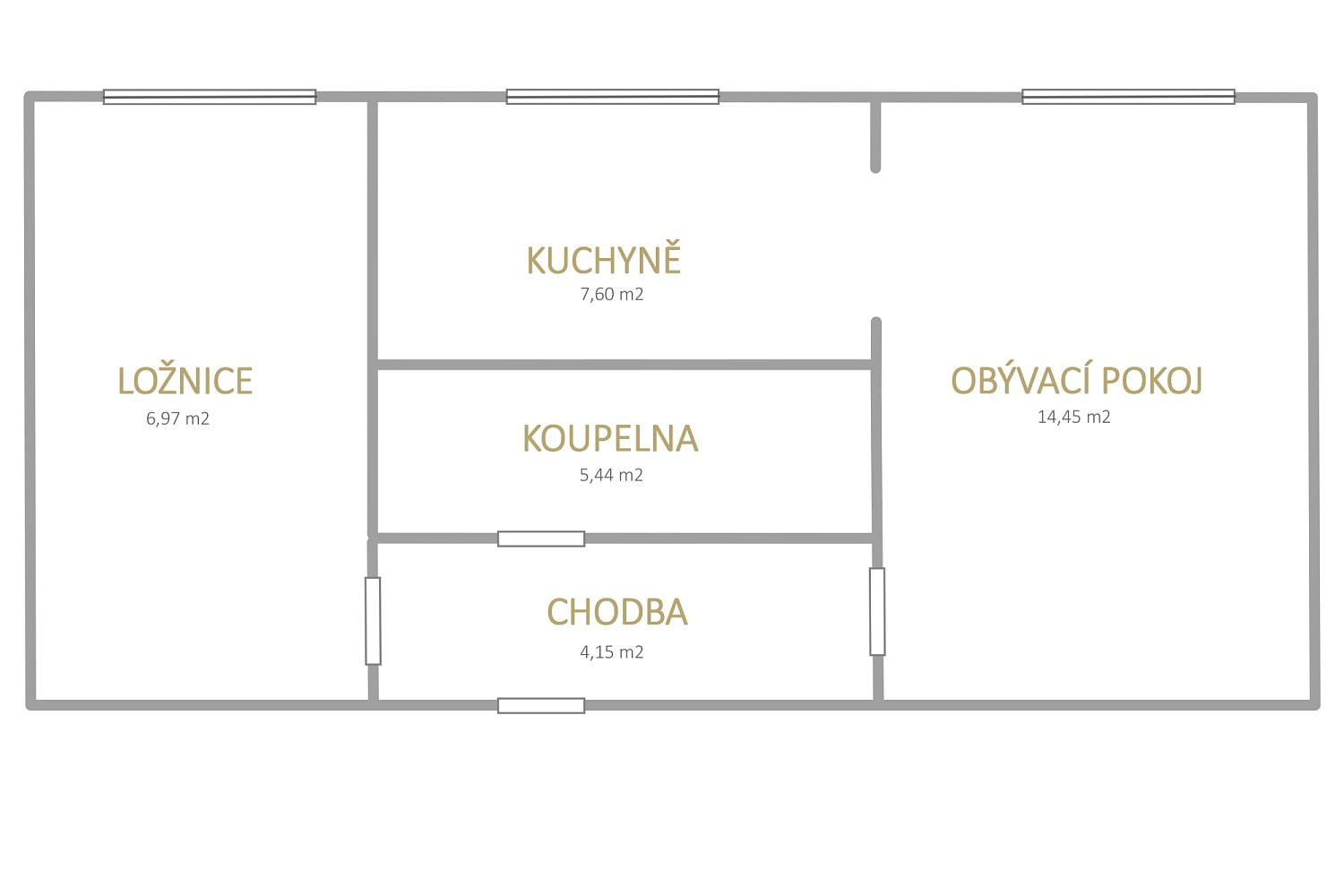 Prodej bytu 2+1 58 m² – fotografie 4