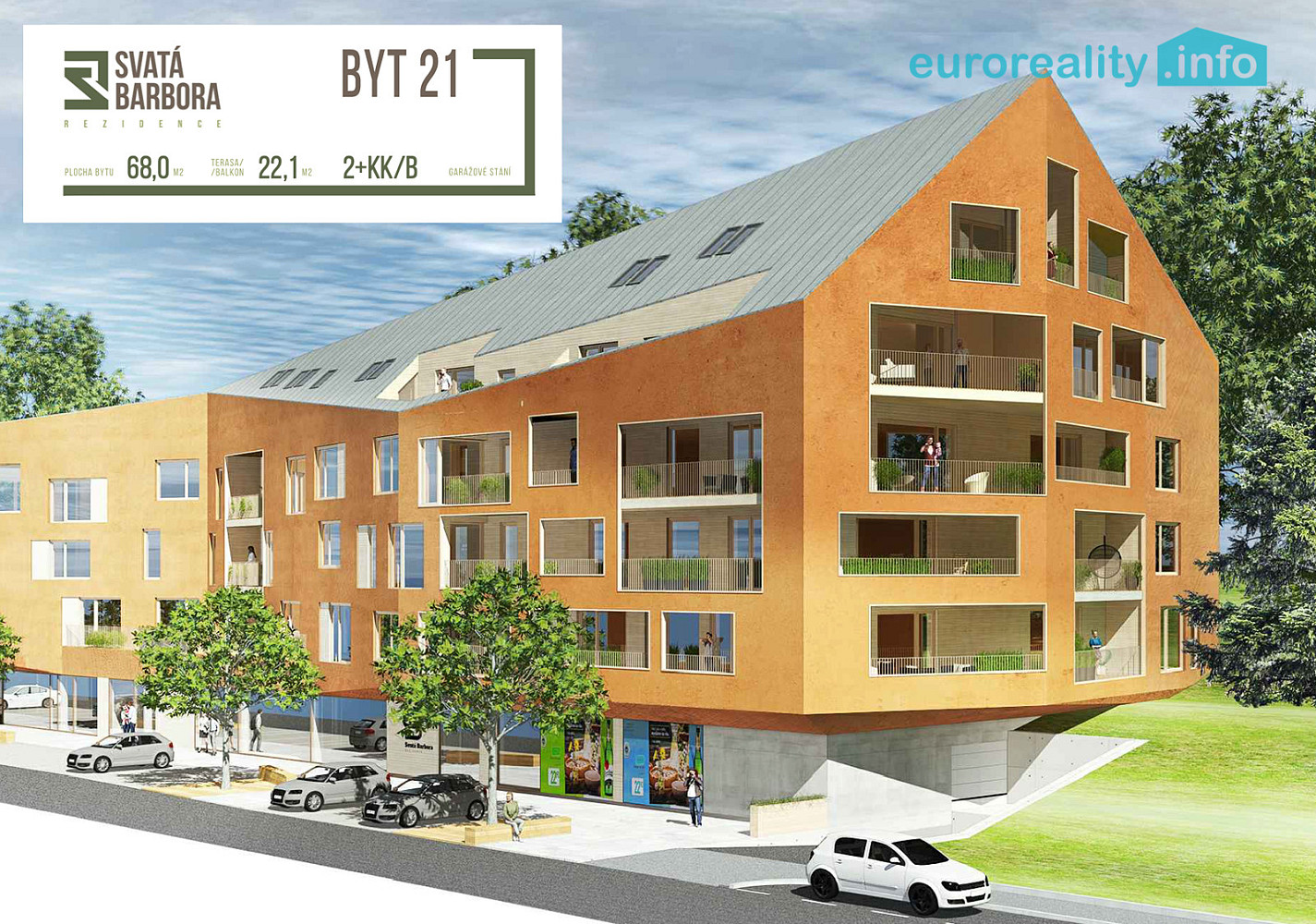 Byt 2+kk – Železná Ruda, Alžbětín – pohled 3