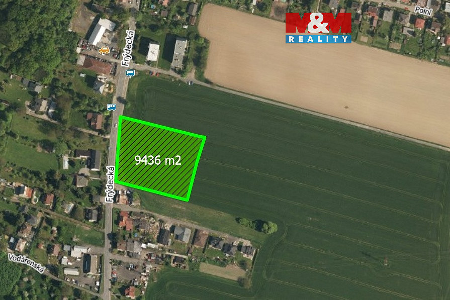 Prodej stavebního pozemku 9 436 m²