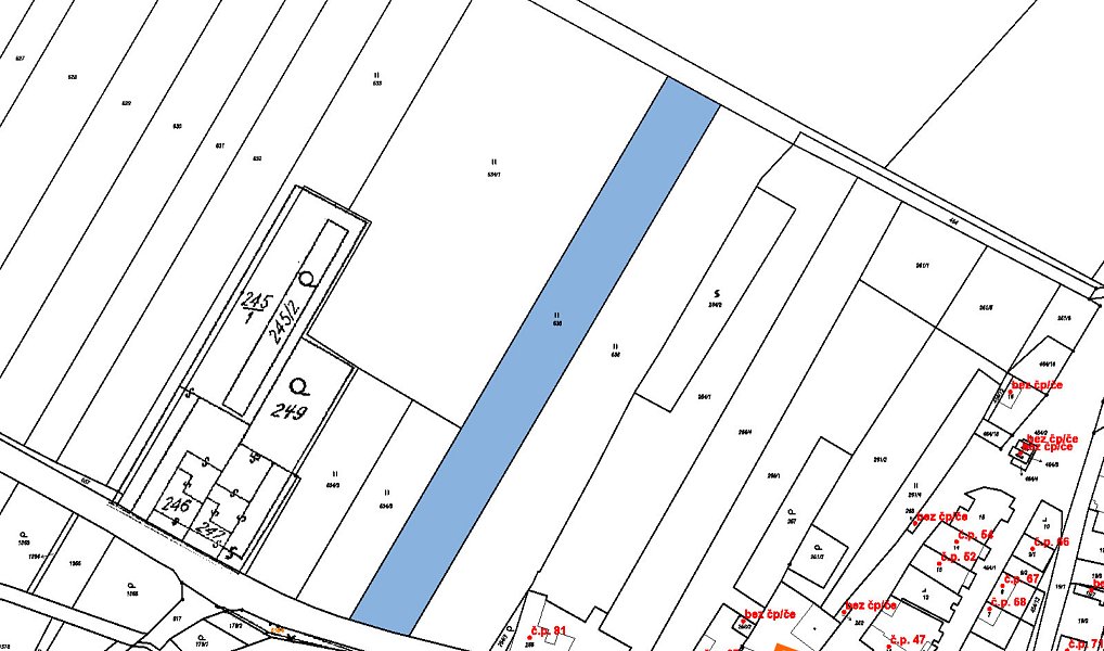 Prodej stavebního pozemku 1 292 m², Kubšice – náhled fotky 3