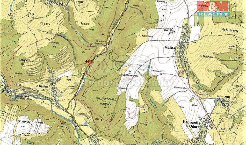 Prodej louky 1 461 m², Odry – náhled fotky 2