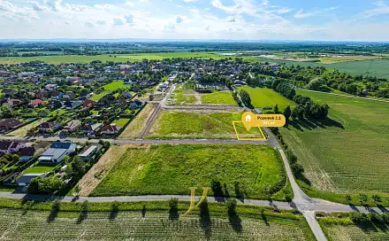 Prodej stavebního pozemku 937 m², Majetín, okres Olomouc