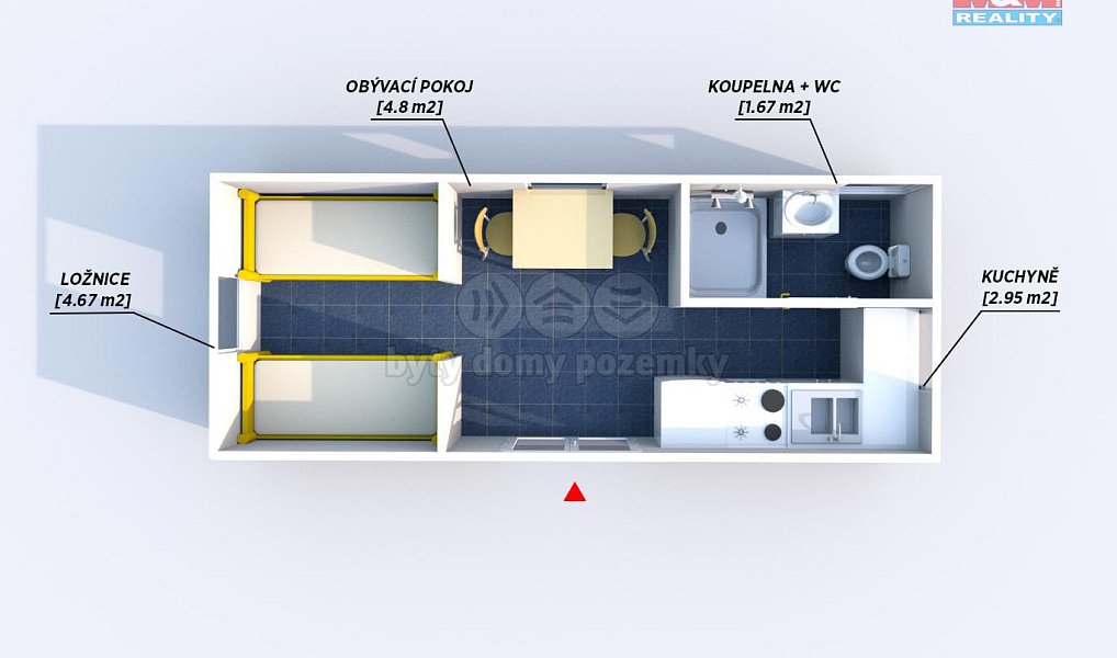 Prodej maringotky, 14 m2, Letkov, Letkov – náhled fotky 5