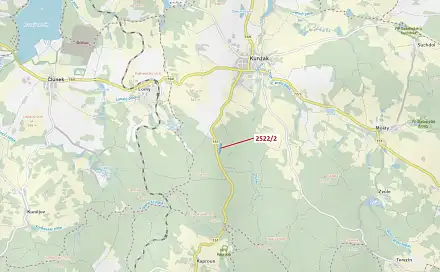 Dražba lesa 8 933 m², Kunžak