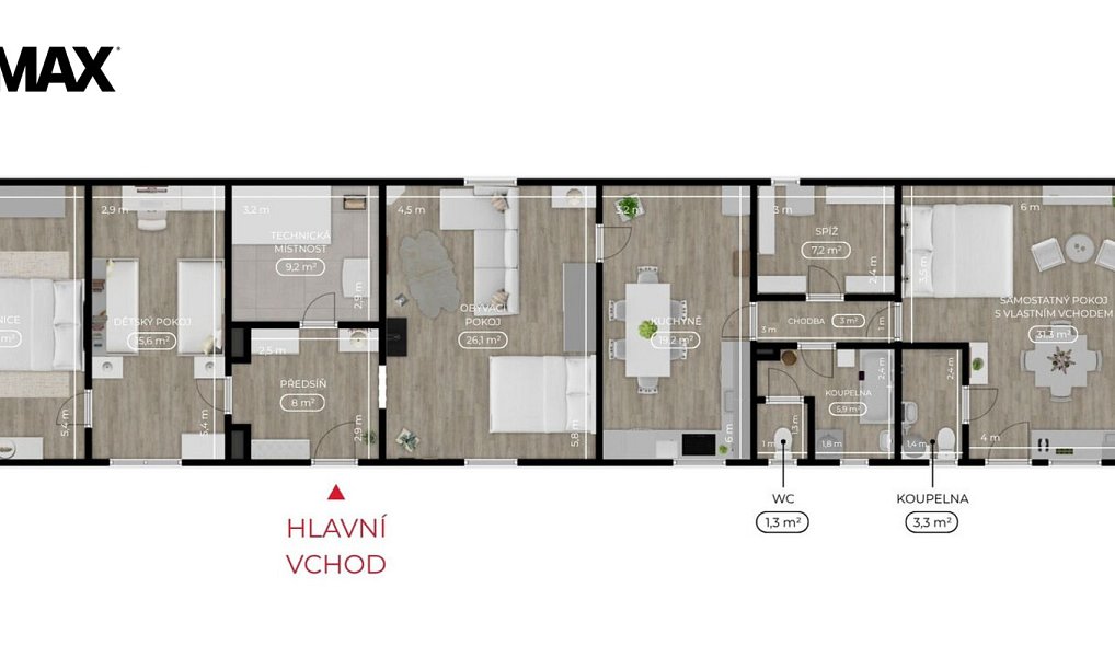 Prodej chaty/chalupy 149 m² s pozemkem 2 549 m², Čejetice – náhled fotky 14