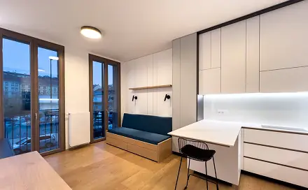 Pronájem bytu 1+kk 30 m², Toyen, Praha 5 - Smíchov