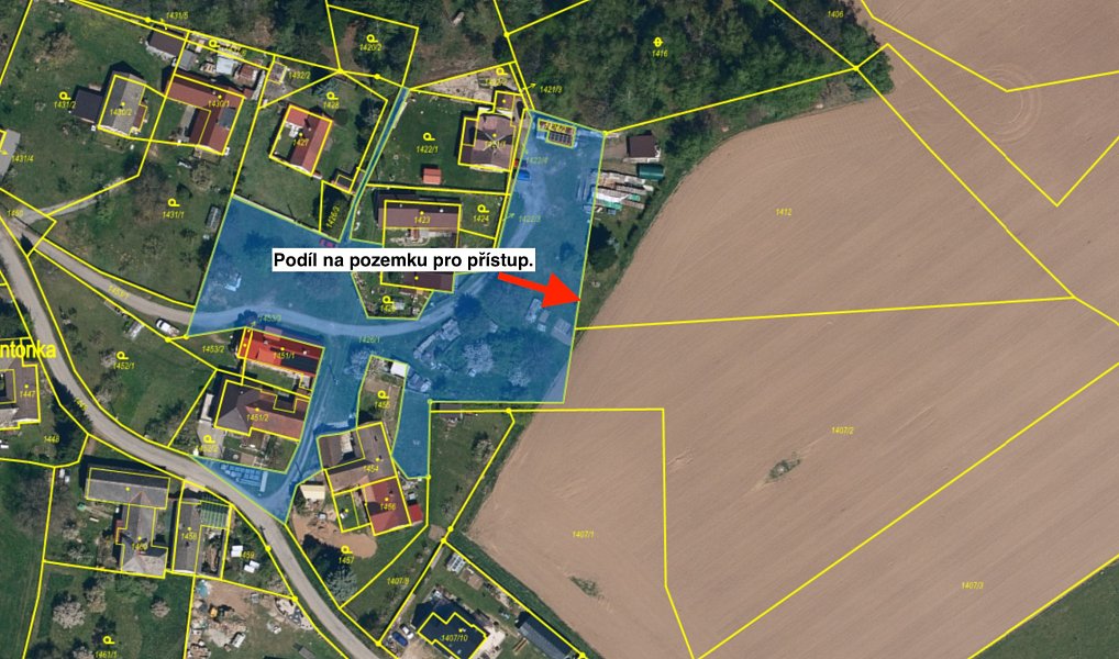 Prodej stavebního pozemku 12 376 m², Kamenice nad Lipou – náhled fotky 5