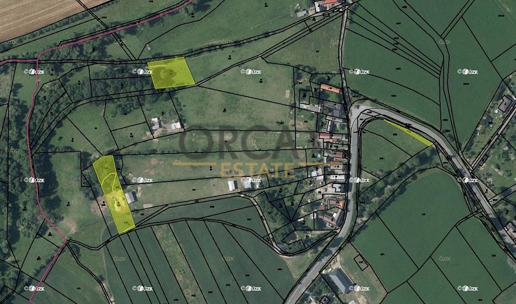 Prodej pole 3 687 m², Bílá Lhota – náhled fotky 3