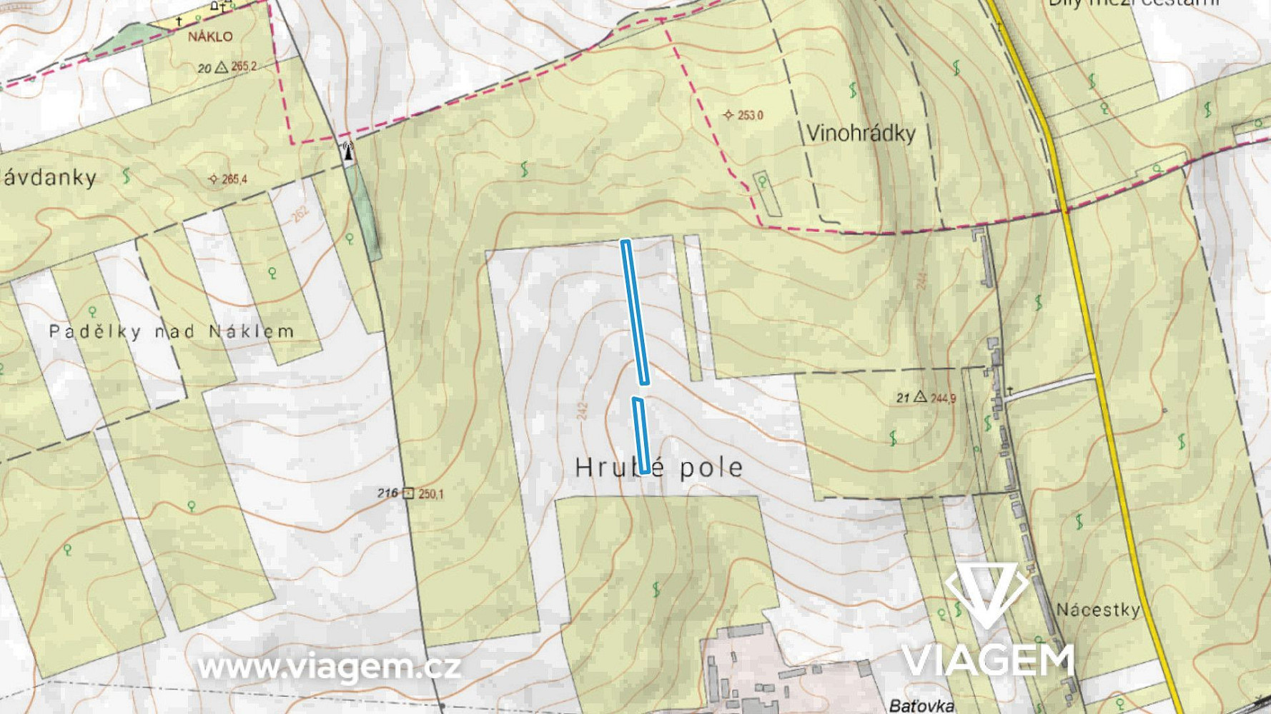 Prodej pole 467 m² – fotografie 3
