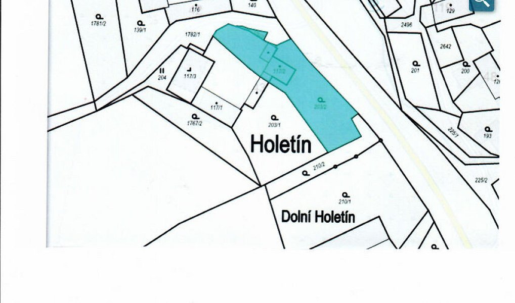 Prodej stavebního pozemku 960 m², Holetín – náhled fotky 11
