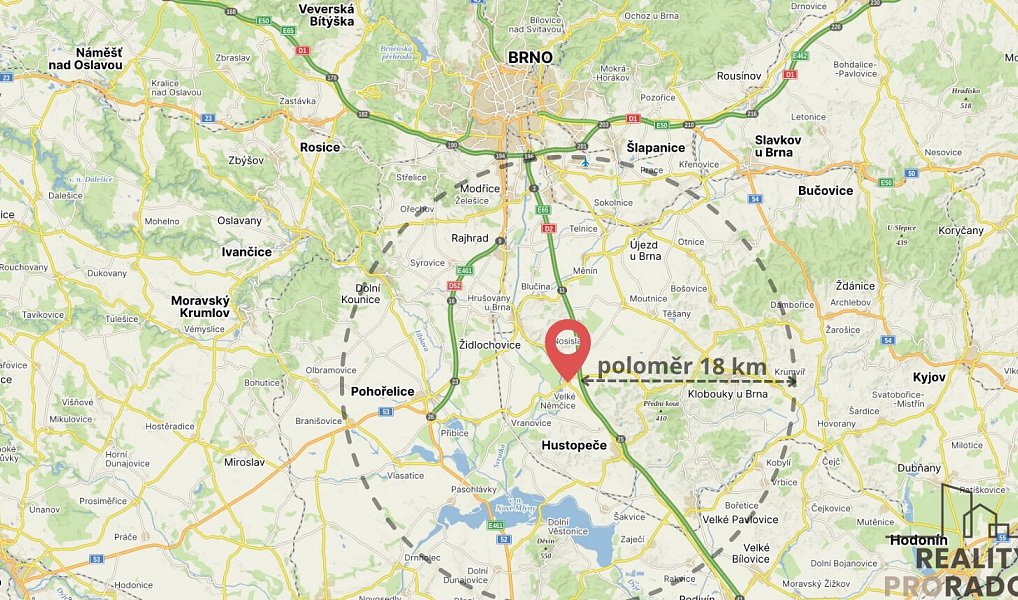 Prodej stavebního pozemku 580 m², Velké Němčice – náhled fotky 10