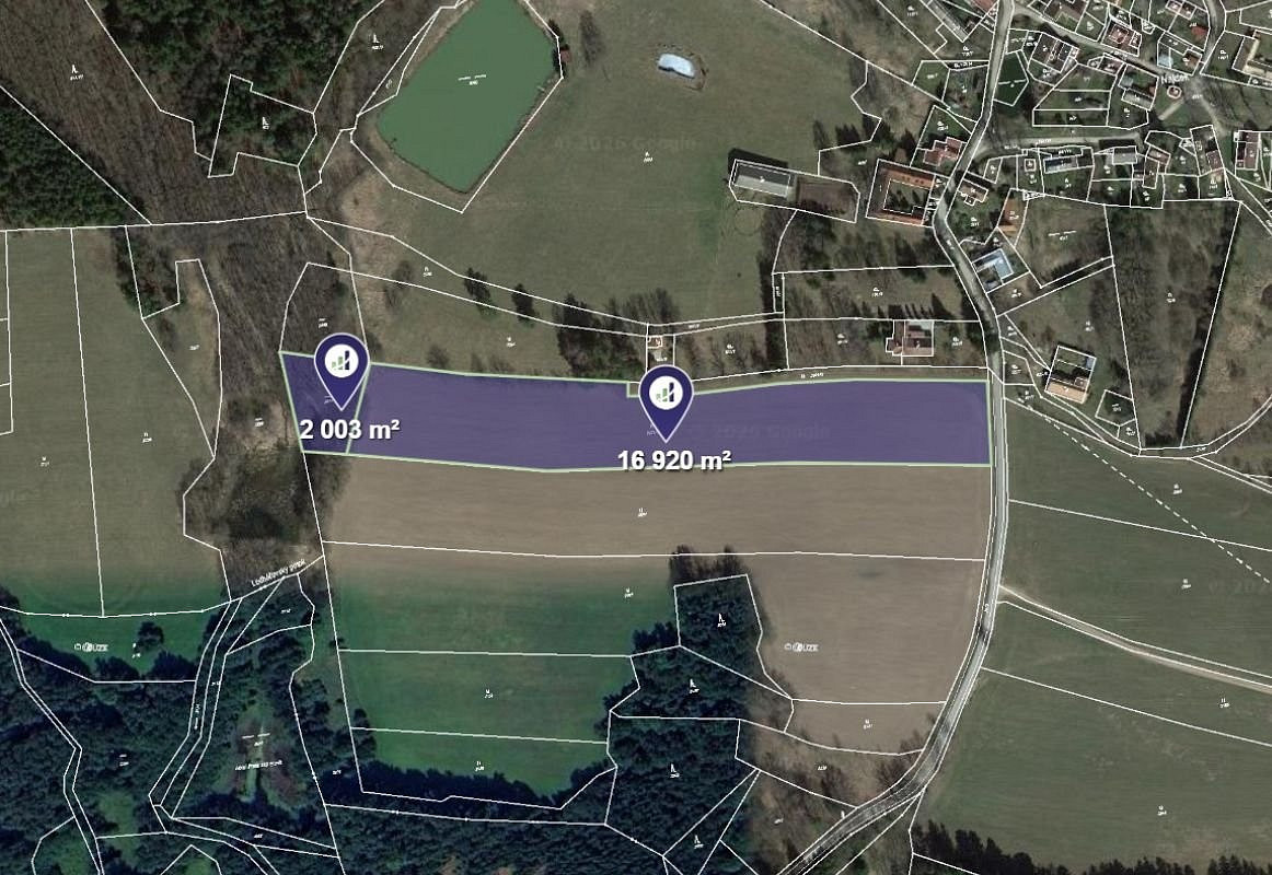 Prodej louky 18 923 m²
