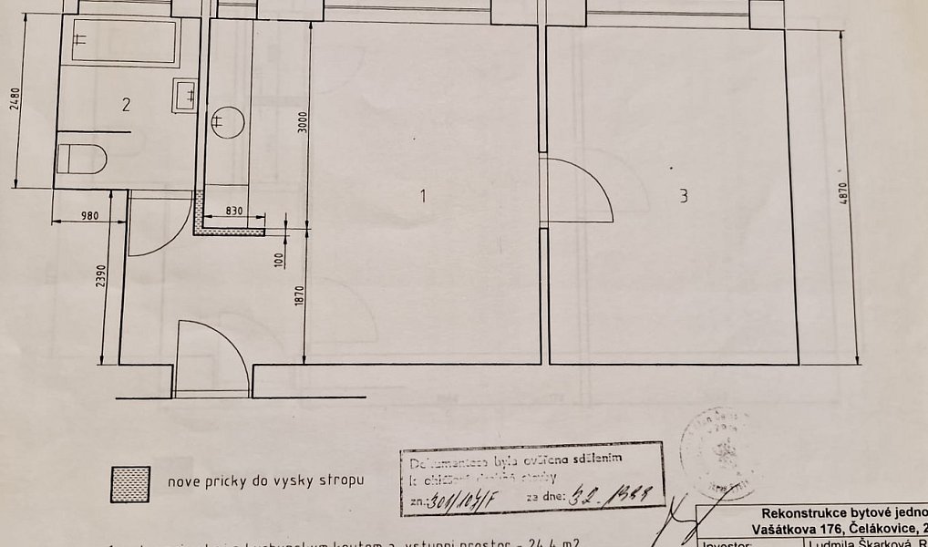 Pronájem bytu 2+kk 51 m², Čelákovice – náhled fotky 22