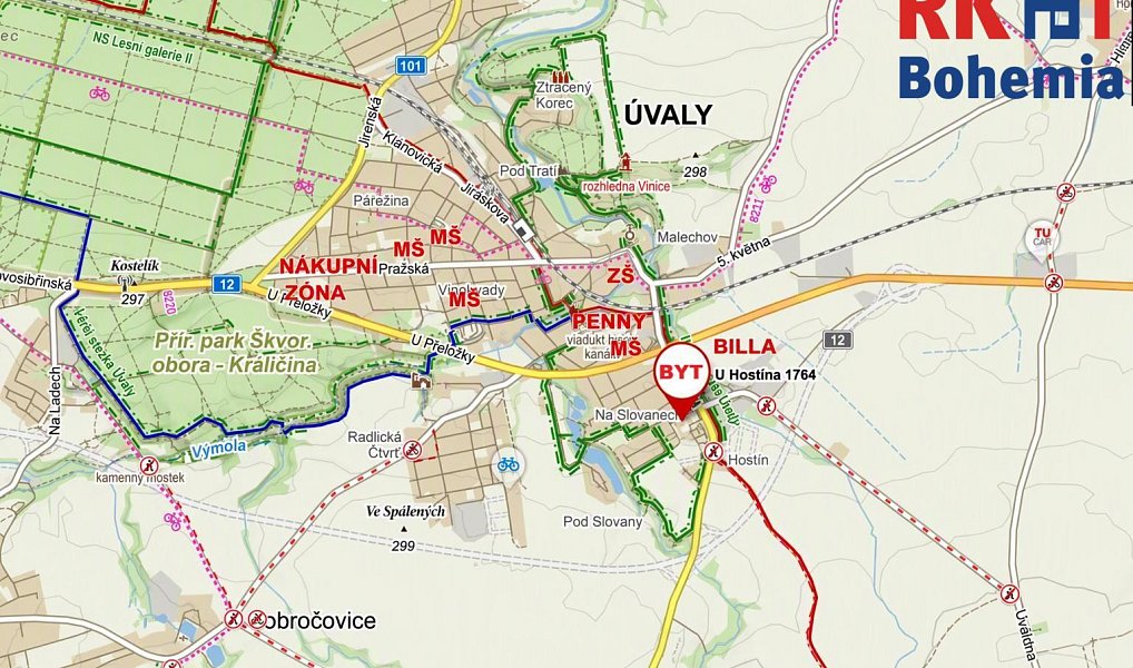 Pronájem bytu 2+kk 40 m², Úvaly – náhled fotky 13
