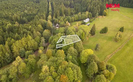Prodej stavebního pozemku 611 m², Lesná - Háje, okres Tachov