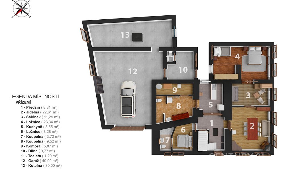 Prodej domu 349 m² s pozemkem 3 772 m², Česká Kamenice – náhled fotky 36