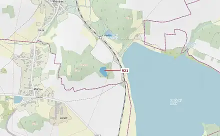 Dražba lesa 4 401 m², Kovčín