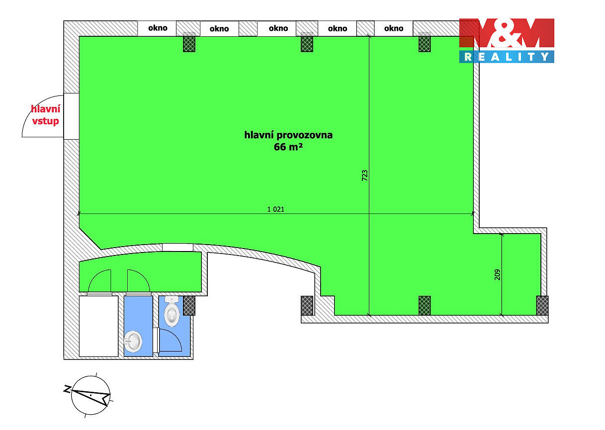 Pronájem obchodních prostor 66 m² — photo 3