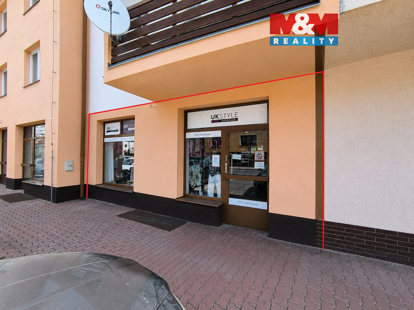 Pronájem obchodních prostor 107 m²
