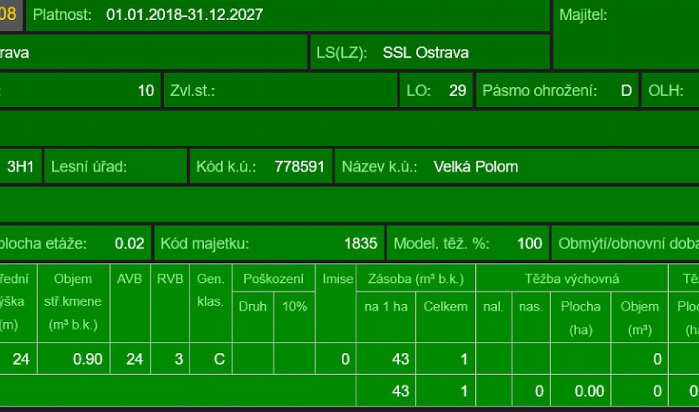 Prodej lesa 3 922 m², Velká Polom – náhled fotky 13