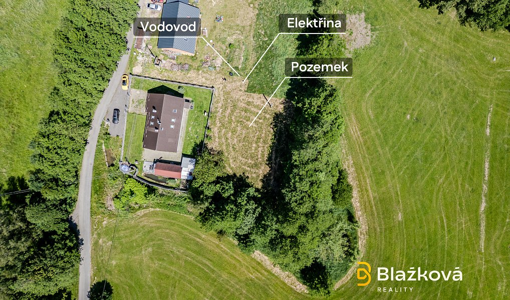 Prodej stavebního pozemku 1 528 m², Raškovice – náhled fotky 7