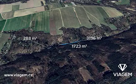 Prodej lesa 2 603 m², Chyňava, okres Beroun